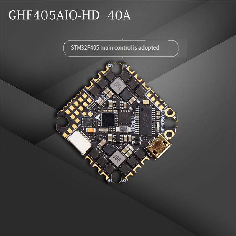 ABTI-GHF405AIO-HD 40A AIO Flig - Drone Racing Flight Controller ulasan dan harga
