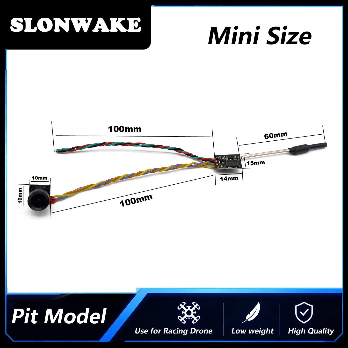 5.8G 48CH Dual Antennas FPV Go - Drone Racing Antenna ulasan dan harga
