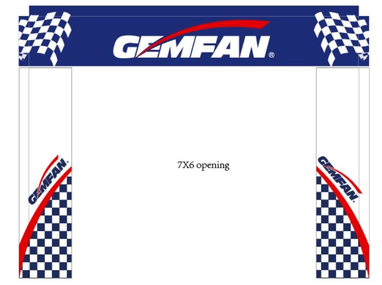 Gemfan 305*236CM 7X6FT FPV Rac - Drone Racing Gate ulasan dan harga