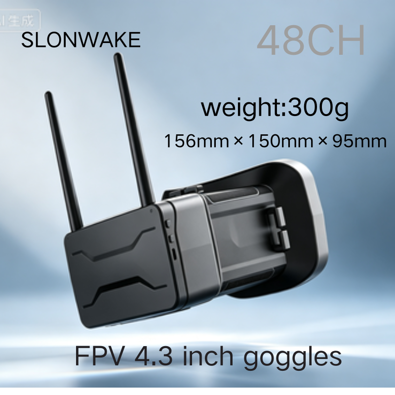 5.8G FPV Goggles 4.3 Inch 480* - Drone Racing Antenna ulasan dan harga